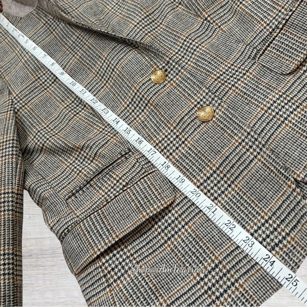 J.Crew Collection houndstooth plaid wool schoolboy blazer *shop@iamwarrior